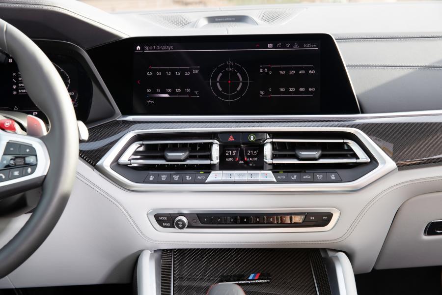 Детали интерьера BMW X6 M Competition (F96) 2020 года  (NA) (фото 136 из 146)